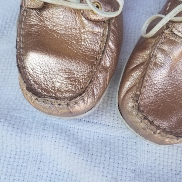 Sperry rosegold leather‎ topside 9.5 - Picture 2 of 8